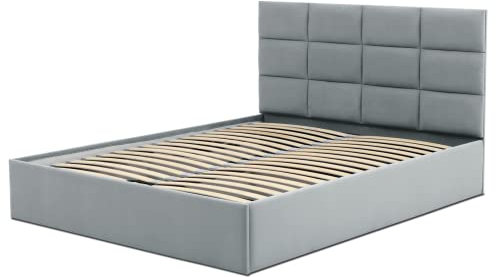 Polsterbett Tores 160x200 mit Bettkasten! Doppelbett mit Lattenrost! Best Stauraumbett! (Trinity 14)