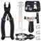 Swpeet 11Pcs Bike Chain Repair Tool Assortment Kit, Including Bike Chain Plier, Bicycle Chain Master Link Pliers, Wear Indicator Chain Checker, Chain Breaker Splitter Tool and Missing Link Connector