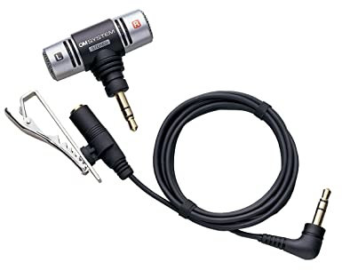 OM System ME-51 S Stereo-Mikrofon Digitale Voice Recorder (T-Type) - geeignet für WS-Serie/DM-Serie von Olympus hochwertige Aufnahmen, Schwarz