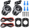 GTIWUNG Lot de 2 Prises Allume-Cigare Socket, Étanche et Anti-Poussière Prise 12v Camping Car étanche pour Bateau, Moto, Voiture, avec câble de raccordement de 0,6 m 12 V/24 V CC