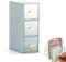 Küchen Organizer mit 3 Schubladen, Aufbewahrungsbox für Teebeutel, Kaffeepads, Teebox mit 3 Schubladen, Schminktisch Organizer, Teekiste aus Kunststoff für Tee Kaffee Gewürze und andere Lebensmittel