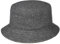 Stetson Doubleface Sustainable Bucket Wollhut - Melierter Hut - Klassischer Filzhut - Nachhaltig & wasserabweisend - Made in The EU - Damen/Herren - Herbst/Winter grau-meliert L (58-59 cm)
