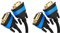 KabelDirekt – 5 m – Câble VGA (15 broches, Full HD/1080p, compatible 3D, VGA mâle/mâle, pour relier un PC à un moniteur/écran cathodique/téléviseur, contacts dorés, noir) (Lot de 2)