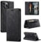 TOHULLE Case for iPhone 15 Pro, Vintage PU Leather Wallet Case RFID Blocking Card Holder Kickstand Built-in Magnetic Closure Flip Folio Case Cover for iPhone 15 Pro - Black