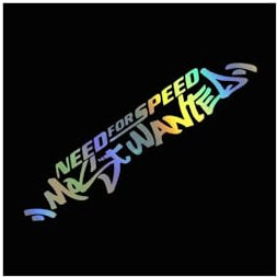 G011 30x6CM Spaß Weiß Need for Speed Scratch Auto Auto Windschutzscheibe Aufkleber Vinyl Aufkleber Fenster Auto Tür Auto Zubehör (Color : G011 Laser, Size : 30x6CM)