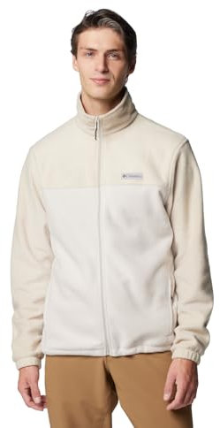 Columbia Steens Mountain Full Zip 2.0, Giacca in pile Uomo, Ancient Fossil/Dark Stone, S