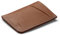 Bellroy Card Sleeve (Premium-Leder-Kartenetui oder minimalistisches Portemonnaie, für 2–8 Karten oder Visitenkarten, Aufbewahrung für gefaltete Banknoten) - Hazelnut