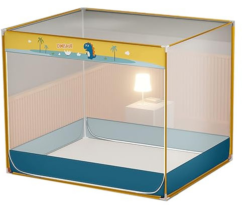 Zanzariera per Letto Zanzariera Quadrata per Letto di Tutte Le Dimensioni Letto Matrimoniale Facile da Installare Leggero e Traspirante Grande Zanzariera Campeggio e Famiglia Usati,05,200x170x150cm