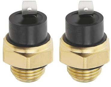 LT Easiyl 2 Pezzi Interruttore Ventola Moto Interruttore Termostato Temperatura Acqua in Rame 37760-MT2-003 Compatibile con Honda VFR700F VFR750F VFR800 VTR1000F VT600 VT750 VT1100