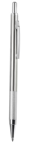 HARFINGTON Tungsten Carbide Tip Scriber with Clip Retractable Pen Etching Pen Carve Engraver Cutting Tools for Metal Glass Ceramics Marble, Silver Tone