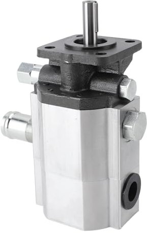 Fdit Pompa Spaccalegna Idraulica a 2 Stadi da 16 GPM Pompa a Ingranaggi Idraulica 3600 Giri/min Pompa Spaccalegna in Alluminio, Acciaio Inossidabile, per Spaccalegna a Gas, Centraline