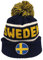 NW NATIONWEAR Herren Wintermütze mit Bommel (Sweden)