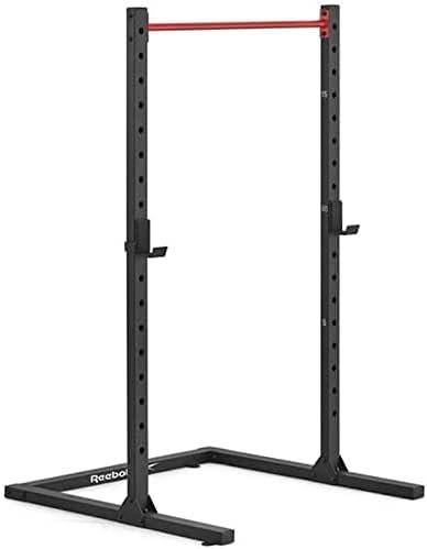 PUFAHAU Professionelles Squat Rack Krafttrainingsgerät Home Sports Fitness Power Rack Multifunktionales Bankdrücken Squat Rack Haushalts-Horizontalstange Pul