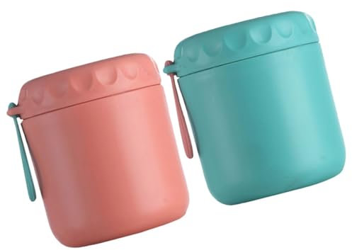 GALPADA 2Piezas Sopa Inoxidable Creativa y Práctica Para Desayuno y Almuerzo Incluye Color Para Bebidas y Comidas