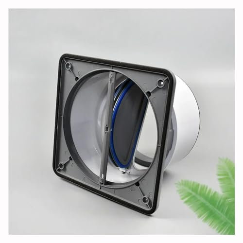 WUUKEPSG Rückschlagventil, 1 Stück, Abs, Rückschlagventil Für Dunstabzugshaube, Rundrohr Rückschlagklappe Für 150/160/180 Mm Lüftungsgitter, Küchenzubehör/Abs-Gray