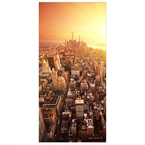 Raumteiler Goldene Stadt 250x120cm inkl. transparenter Halterung
