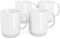 Ornamin Becher 300 ml weiß, 4er Set (Modell 510) | hochwertiger Kaffeebecher aus Kunststoff