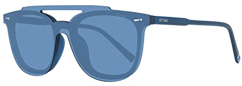Sting Herren SST089990U43 Sonnenbrille, Matt Blue, 99/0/140