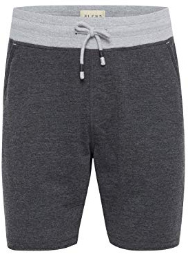 Blend Julio Herren Sweatshorts Kurze Hose Sport- Shorts aus hochwertiger Baumwollmischung Meliert, Größe:M, Farbe:Charcoal (70818)