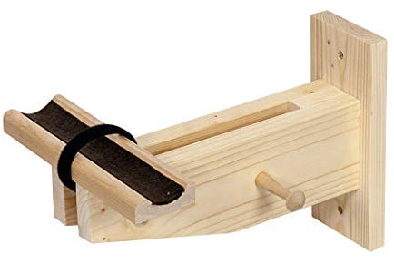 Pureboo Porte-vélo Mural en Bois de qualité supérieure pour Rangement intérieur, Naturel