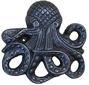 Vintage Cupboard Knob Octopus Shape Cupboard Knob Cast Antique Iron 3.0 / 75mm