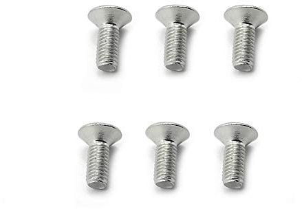 Alpha Rider 6 PCS M6*16 Vis à Disque de Frein Avant pour Voiture en Acier Inoxydable pour Audi TT Peugeot 207 Citroen C5 Golf MK1 MK2 MK3 MK4 Caddy Scirocco Disc RETAINING Screw Bolt