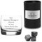 Personalised Whiskey Crystal Glass 440ml with Whiskey Stones & Gift Box - Gifts For Him, Engraved Tumbler for Retirement, Anniversary, Birthday Gift Set