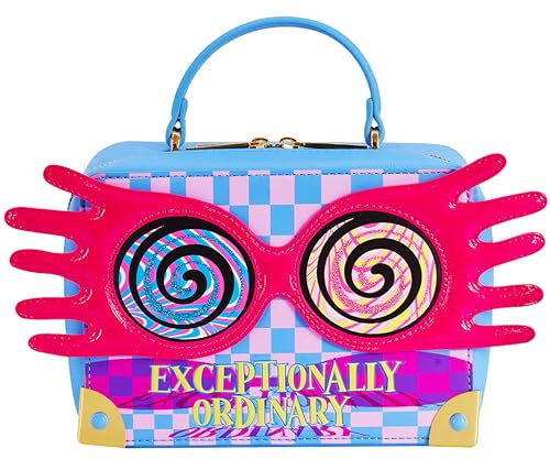 Fred Segal Harry Potter Sac à bandoulière pour femme Luna Lunettes abstrait Mini sac à bandoulière réglable, multicolore, multicolore
