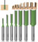 TXHF 6 mm Schaft Single & Double Flute Straight Router Bit Set Holzbearbeitung Trimming Cutter 3 mm, 4 mm, 5 mm, 6 mm, 8 mm, 10 mm, 12 mm (7 Stück)