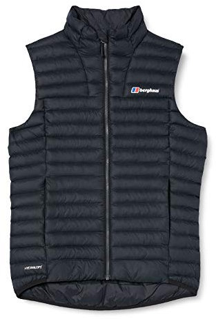 Berghaus Men's Vaskye Synthetic Insulated Jacket | Extra Warm | Durable Coat | Lightweight Design | Puffer Jacket, Black/Black, XS