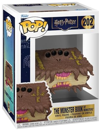 POP Funko Movies: Harry Potter - The Monster Book of Monsters | Gadget Ufficiale - Personaggio in Vinile da Collezione da Esporre - Idea Regalo Compleanno per Fan e Collezionisti