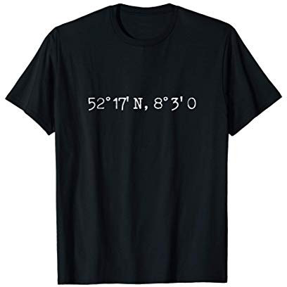 Osnabrück Koordinaten Stadt Heimat Geschenk T-Shirt