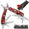 XYDESIGN 24 en 1 Pliage Multi-Outils Pinces, Acier Inoxydable Multi Outil Suisse Couteau Plier Tournevis multifonctionnels Outils d’Alpinisme pour Le Camping, la Survie, la randonnée