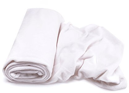 Minkee Strickstoff glattes Muster 50x160 cm (Weiß)