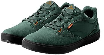 Vaude Unisex AM Moab Gravity Mountainbiking-Schuh, Dusty Forest/neon orange, 44 EU