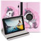NAUCI Tablet Hülle kompatibel mit Bufo TP1040 TP1036 MB1001 Tasche Schutzhülle Case Universal Cover 10,1 Zoll aus Kunst-Leder Standfunktion 360° Drehbar, Farbe:Motiv 13