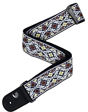 D'Addario Eco-Comfort Jacquard Woven Gitarrengurt, Navy