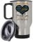 Personalised Teacher Day Gift - Thank You for Being an Important Teacher Appreciation, End of School Year, Retirement Travel Tea/Coffee Mug. (Silver)