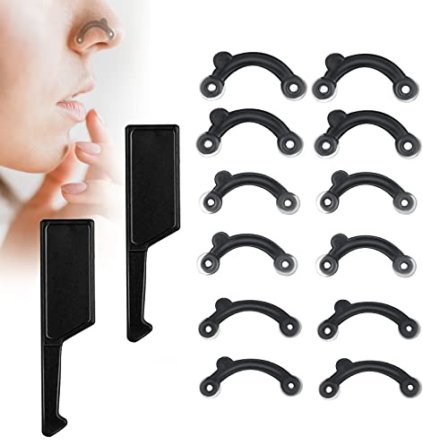 Xokipol Lot de 2 paires de pinces de levage pour le nez - Outil de beauté - 3 tailles - Sans douleur