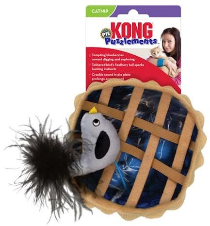 KONG Cat Puzzlements Pie with Catnip