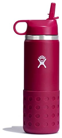 HYDRO FLASK - Trinkflasche für Kinder, 591ml (20oz) - Vakuumisolierte Wasserflasche aus Edelstahl - Thermoflasche mit praktischem Straw Lid-Trinkhalmdeckel - BPA-frei, Spülmaschinenfest - Snapper