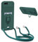 Funda Silicona con Cuerda Compatible con iPhone 8 Plus/7 Plus/6s Plus/6 Plus,Ajustable Collar Cadena Cordón con Protección de Cámara Funda y Ranuras para Tarjetas con Anillo Soporte,Verde Oscuro