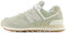New Balance Femme 574 Sneaker, Vert Olivine, 37 EU