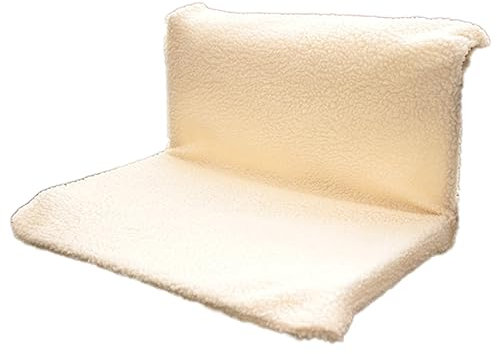 WSLCN Lit de Radiateur Chat Panier Hamac Radiateur pour Chat Doux Lavable Laine Blanc