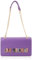 Love Moschino Borsa a spalla Donna, Viola, Taglia unica