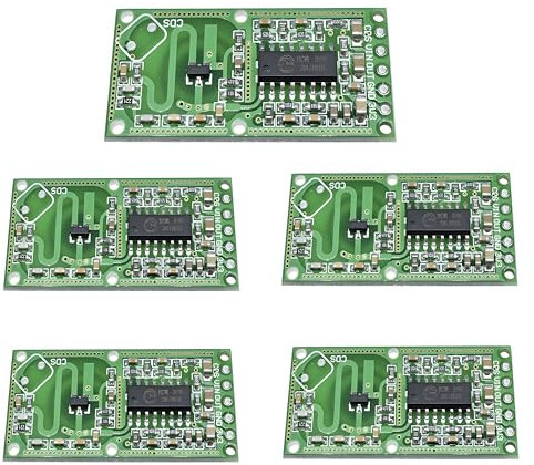 PAMEENCOS 5 stücke Mikrowelle Doppler Radar Bewegungsmelder Sensor RCWL-0516 Modul Board