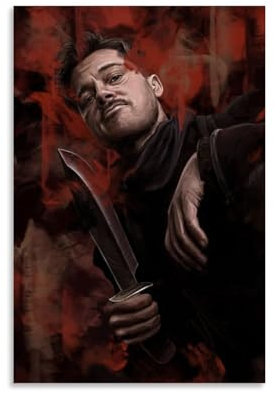 KymAr Terp Inglourious Basterds Poster, Wandkunst, Poster, Geschenk für Freunde, Schlafzimmer, Wohnzimmer, Dekoration, modern, ästhetisch, ungerahmt, 30 x 45 cm