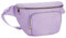 Sac Banane Femme Mode Bandoulière Allongée Sac à La Taille de Sport Étanche Trois Poches Zippées pour La Randonnée, La Marche, La Promenade du Chien, Les Fêtes, Rouge Pourpre