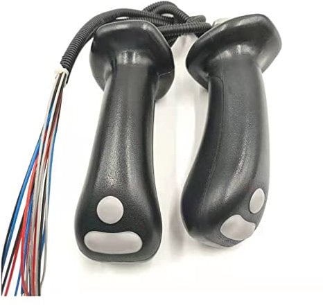 KOHARA Baggerzubehör Rexroth Joystick Griffkleber 4 Button Tasten 12mm Fit for Yuchai Fit for Longgong Fit for Xugong Fit for Revo 65/75-8/80 Handschuhfach (Color : A set)