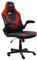 Trust Gaming GXT 703R Riye Silla Gaming, Silla de Escritorio Ajustable con Reposabrazos Acolchado, hasta 140 kg de Peso, Asiento de PC Inclinable para Configuración de Juegos, Videojuegos - Rojo